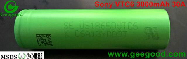 Sony Murata 18650 VTC4 VTC5 VTC6 2100mAh 2600mAh 3120mAh 30A high power battery 2