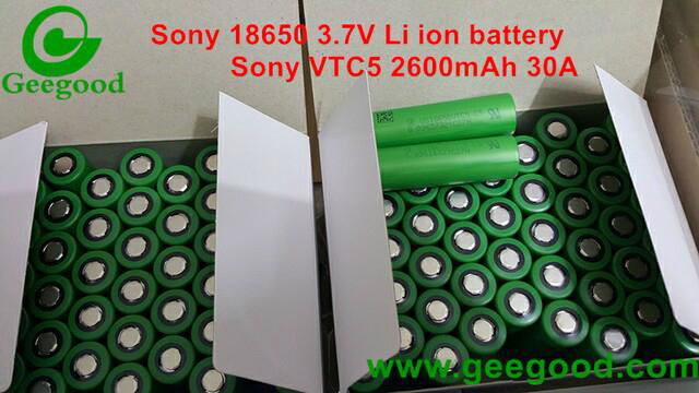 Sony MURATA 18650 VTC5 VTC5A 2600mAh 30A high amp Sony VTC battery 3