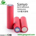 Sanyo 18650ZY 18650ZT 18650ZTA 18650BF 18650GA 2600mAh 3000mAh  3400mAh 3500mAh  2