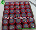 Sanyo 18650ZY 18650ZT 18650ZTA 18650BF 18650GA 2600mAh 3000mAh  3400mAh 3500mAh  3