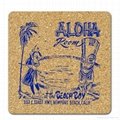 customized cork+mdf+paper coaster placemat 4