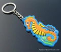 promotional customized soft pvc keychain