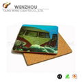 China manufactuer Custom MDF cork coaster table mat 