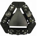 3 Sides led moving head 9x10w RGBW 4in1