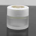 hot sale cosmetic packing glass cream jar 3