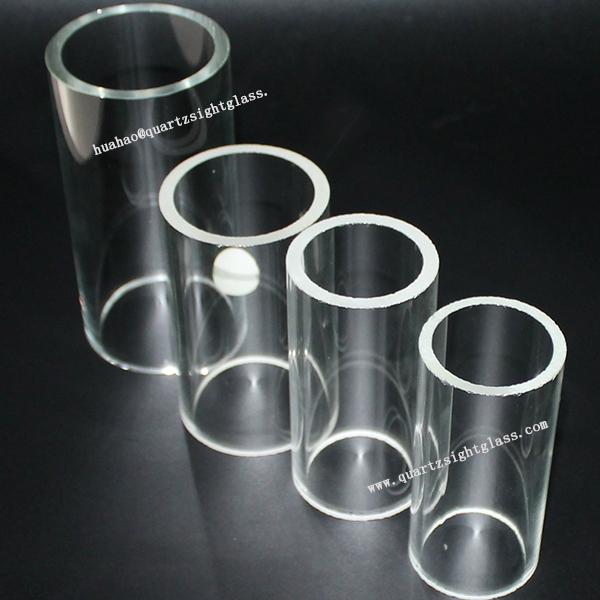 Clear Fire Polished Glass Tube