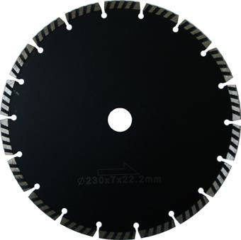 Segmented turbo diamond blade