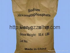  PH adjusting agent 68% SHMP sodium hexametaphosphate made in china