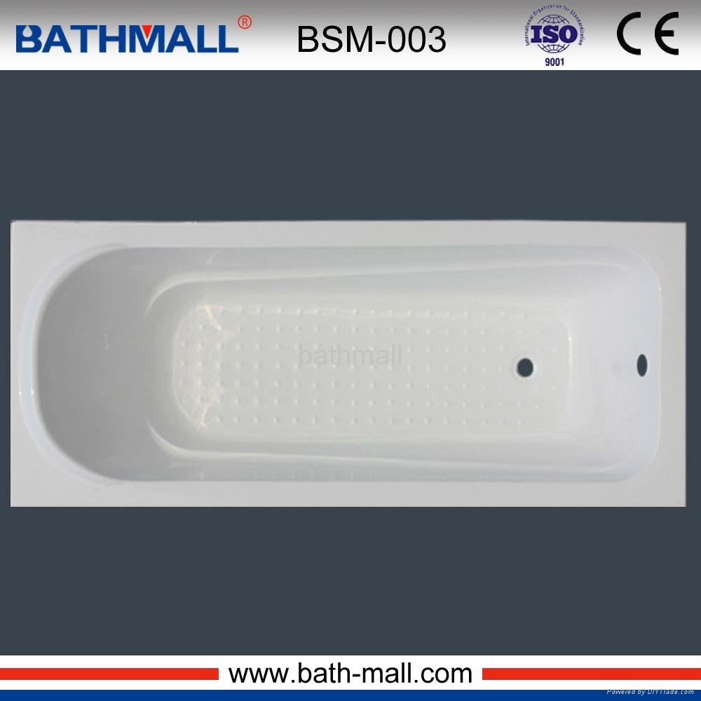 Cheap popular built in plastic bathtub for bathing