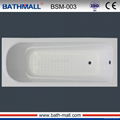 Cheap popular built in plastic bathtub