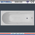 Quality built in soaking bathtub with