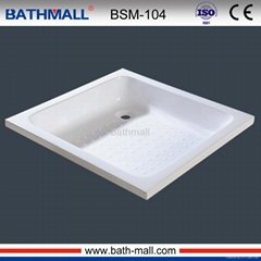 Cheap acrylic shower tray in drop in type for shower rooms