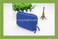 plain blue small portable eva case for coin packing  1