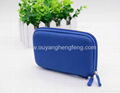 plain blue small portable eva case for coin packing  3