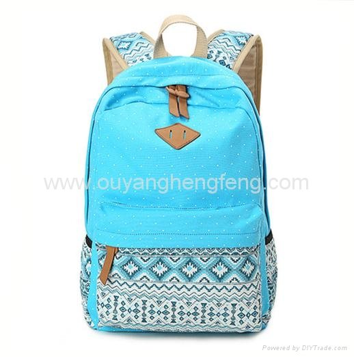 popular style big capacity 600D oxford cloth backpack for colleague student 