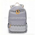 popular style big capacity 600D oxford cloth backpack for colleague student  3