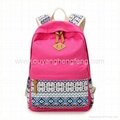 popular style big capacity 600D oxford cloth backpack for colleague student  5
