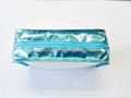 clear pvc double zip big capacity  cosmetic bag 5