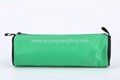pure green cylinder  pencil nylon bag case 