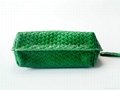 pure green straw made cute small hand clutch bag  4