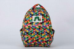 100 % cotton soft backpack for small