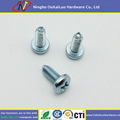 pan head  clear zinc philips taptite screw