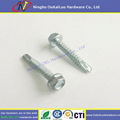 Hex Head with Washer # 10 x 1/2" Self-Drilling Tek Screw