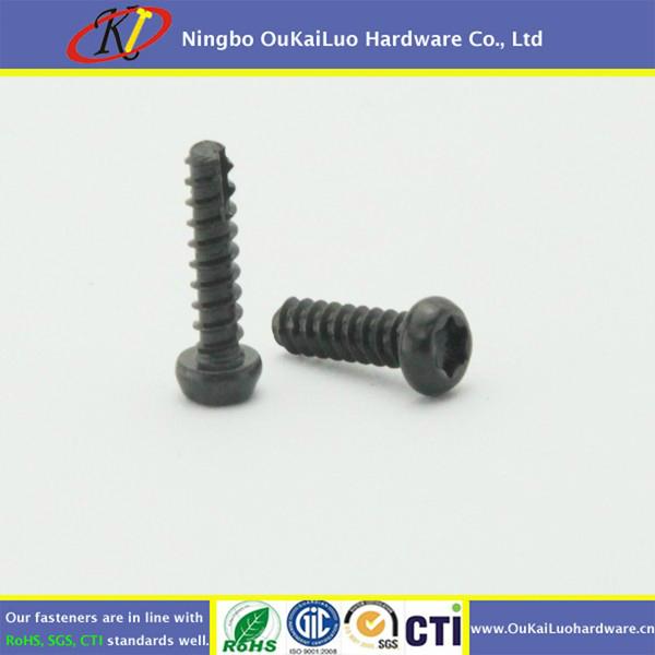 Pan head black zinc torx thread cutting screw OKL (China Manufacturer