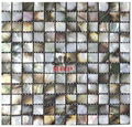 mesh with gap square shell mosaic tile clubs