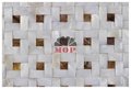 Mixed shell mosaic tile wall decoration 3