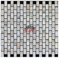 Brick mother of pearl shell wall tile mosaic 1