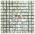 mother of pearl shell mosaic Mirror Tile 1