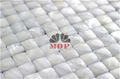 3D white shell board wall mosaic house decoration 2