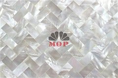 Brick white mother of pearl mosaic board hotel