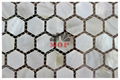 white wall mosaic shell panel mirror tile 2