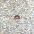 freshwater shell mosaic wall tile fireplace 1