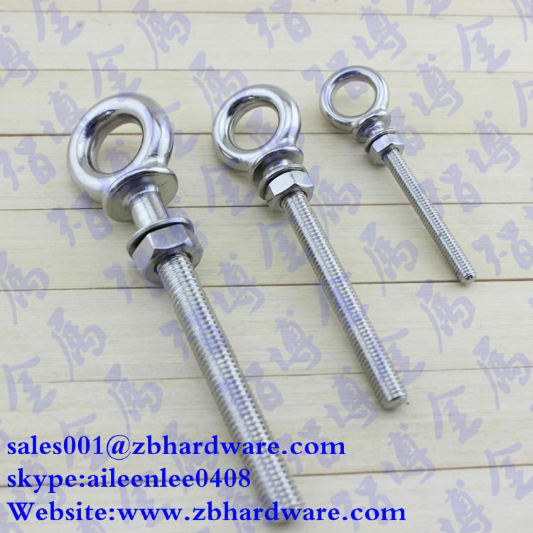 hot sale eye hook bolt with cheap price M6 M8 M10 eye bolts 2