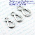 stainless steel large open towing sling eye hook