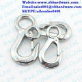 stainless steel large open towing sling eye hook 2