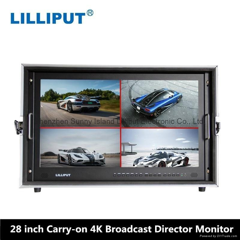 Lilliput NEW 28" Carry-on 4K Broadcast Director Monitor 2