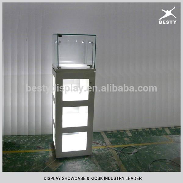 Jewelry Shop White Led Lighting Display Tower