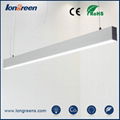 3 Years Warranty 36W AC 100-240V 95Lm/W Ra>80  office led linear light 1