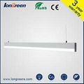 Suspended 40W 1.2m Aluminium Alloy+PC  LED Linear Light 3