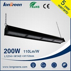 IP65 100W to 250W Linear LED High Bay Light 