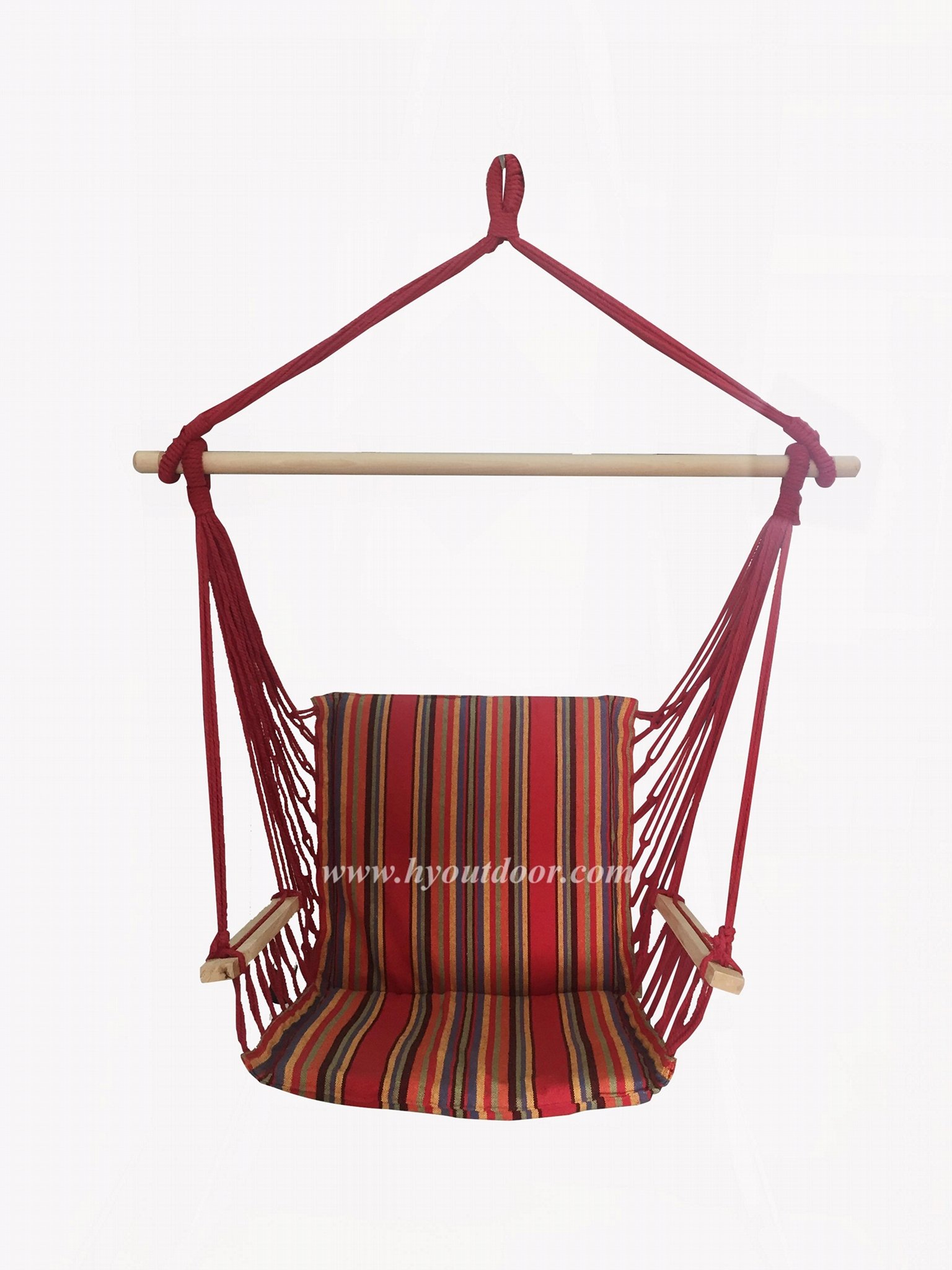 Hanging chair with armrest 3