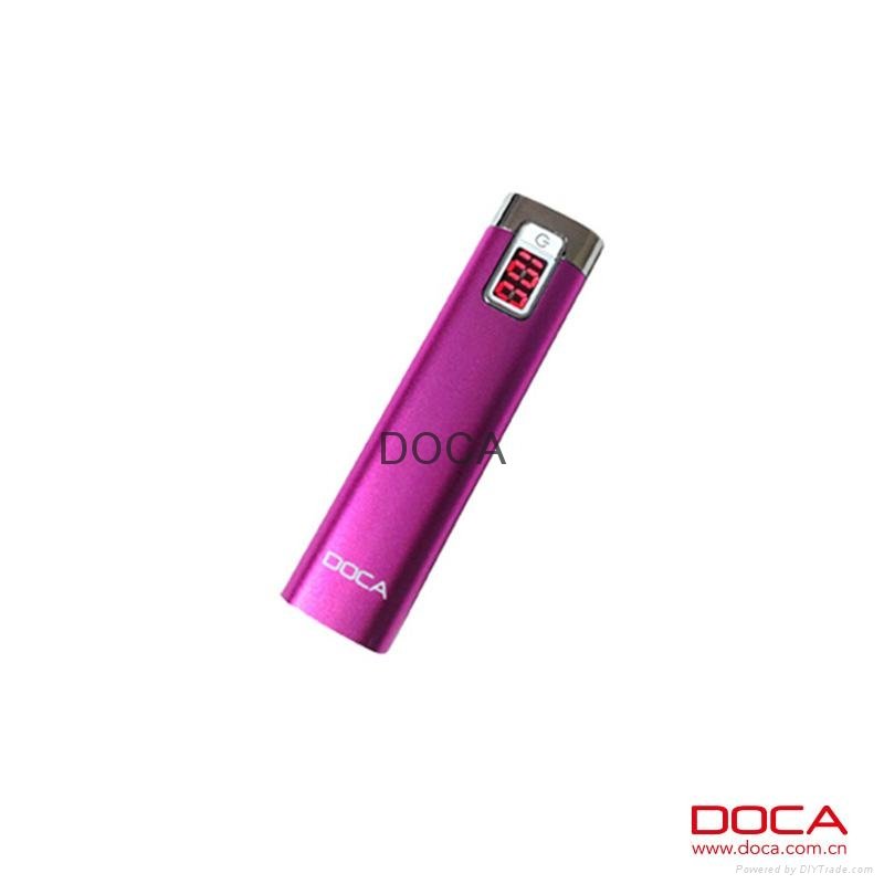 DOCA D516 2600mAh universal power bank USB output 2