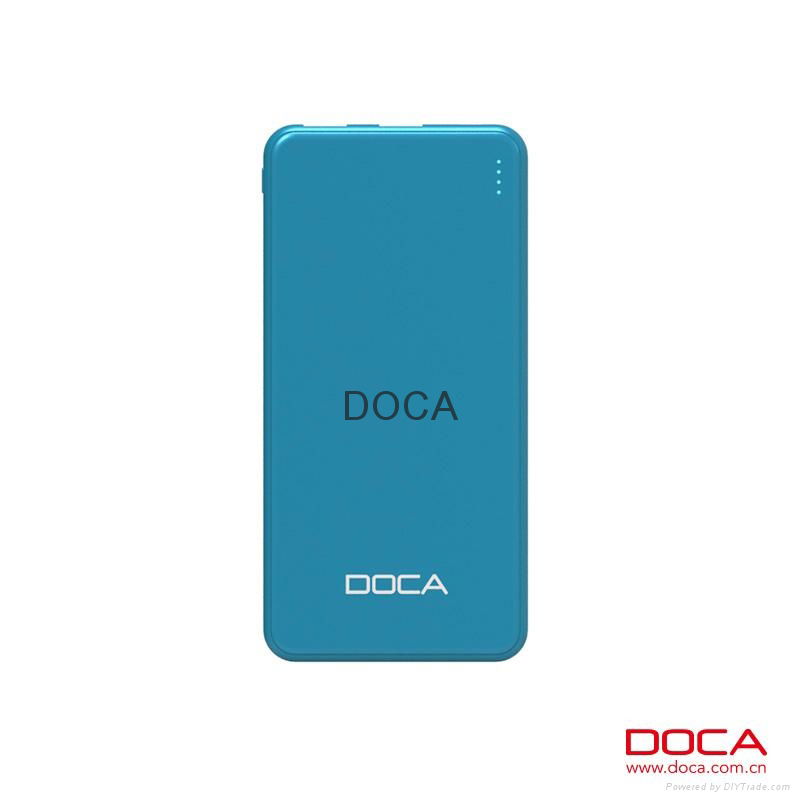 DOCA Portable Power Bank 10000mah RoHS Certification Mobile Power Bank 5