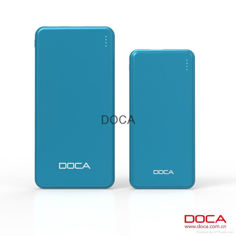 DOCA Portable Power Bank 10000mah RoHS Certification Mobile Power Bank 2