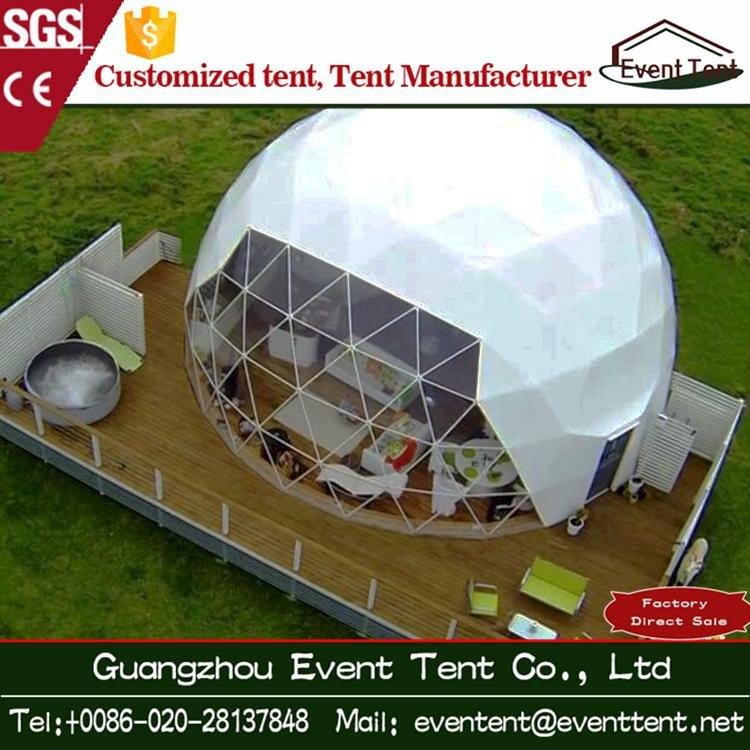 Cheap price inflatable lawn dome tent Outdoor geodesic dome house green on sale 2