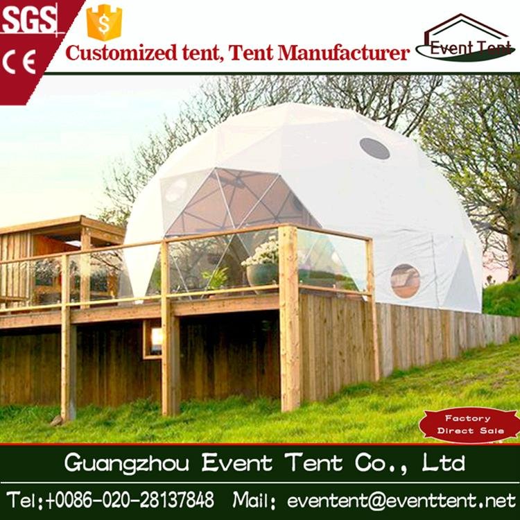 Cheap price inflatable lawn dome tent Outdoor geodesic dome house green on sale